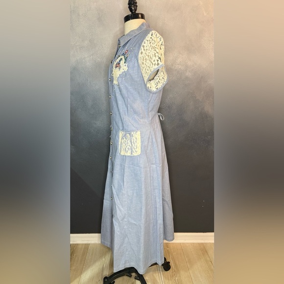 Vintage "Lacy Afternoon" by Shell Kepler Dress — ✨NWT✨ - Picture 9 of 11